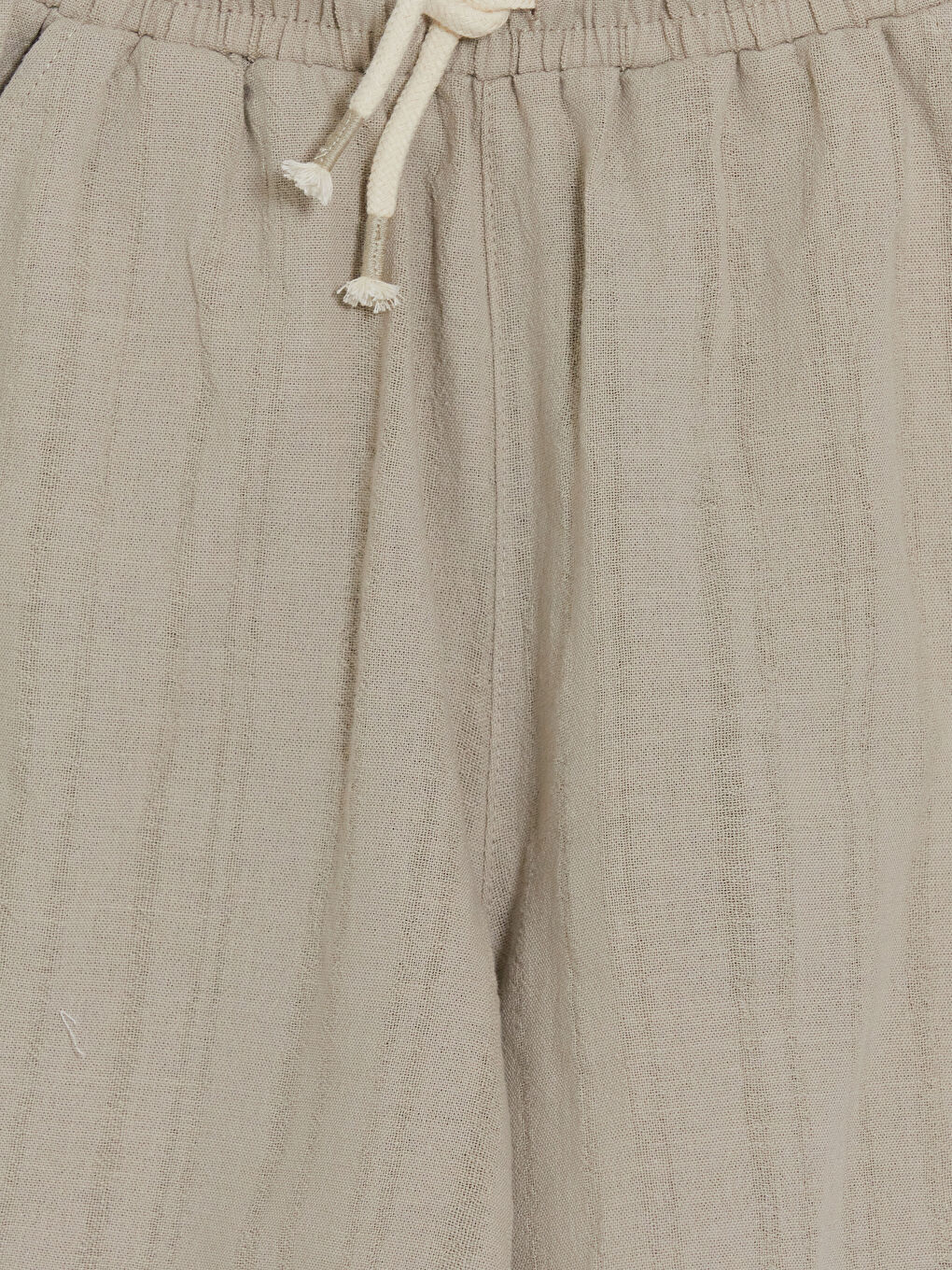 Gri Beli Lastikli Erkek Çocuk Armürlü Şort-2