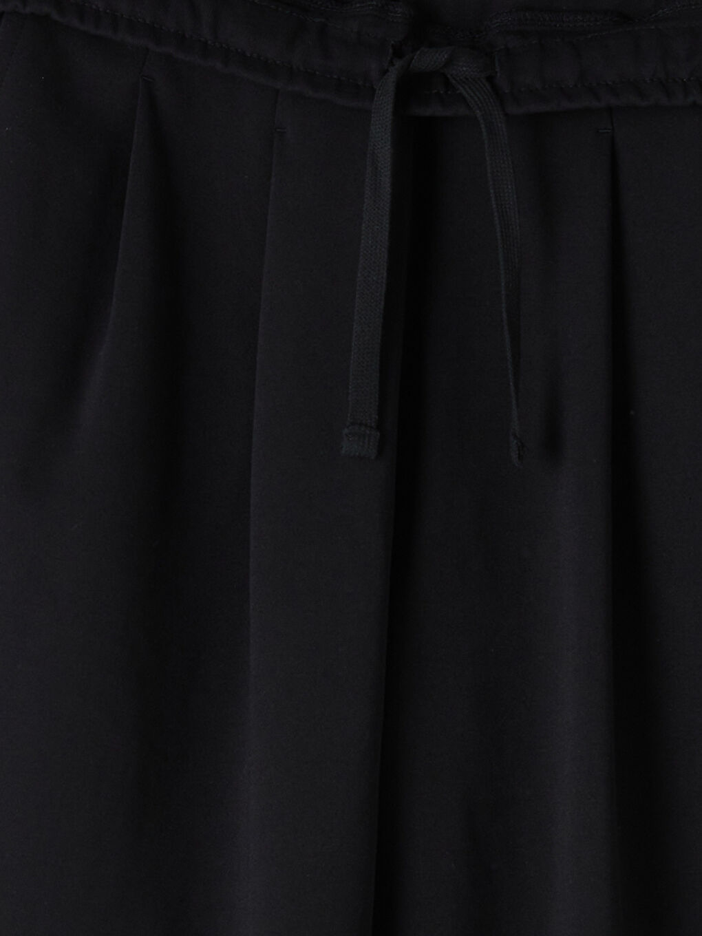 Siyah Rahat Kalıp Erkek Eşofman Altı-3