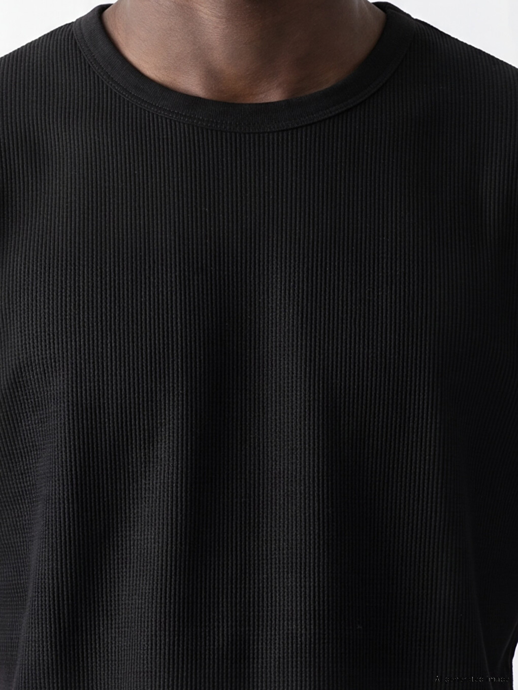 Crew Neck Textured Men's T-Shirt-2