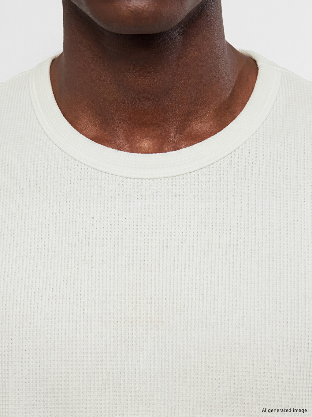 Crew Neck Textured Men's T-Shirt-2