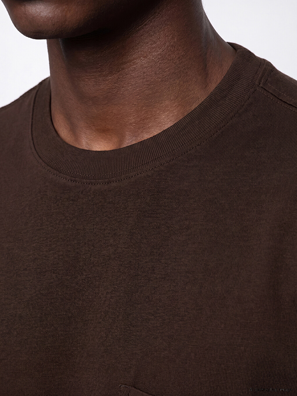 Crew Neck Pocketed Men's Jersey T-Shirt-2