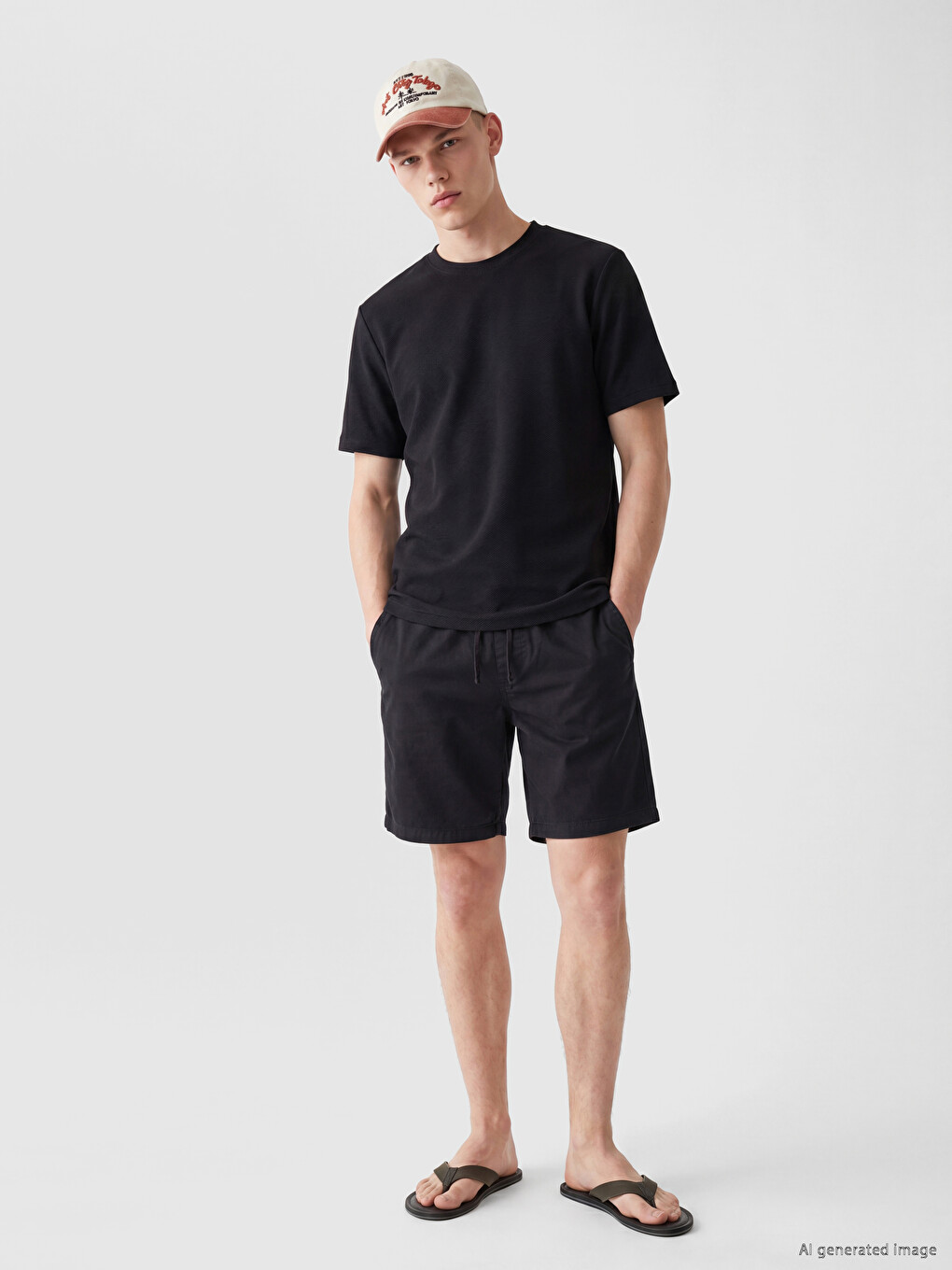 Crew Neck 100% Cotton Men's T-shirt-1