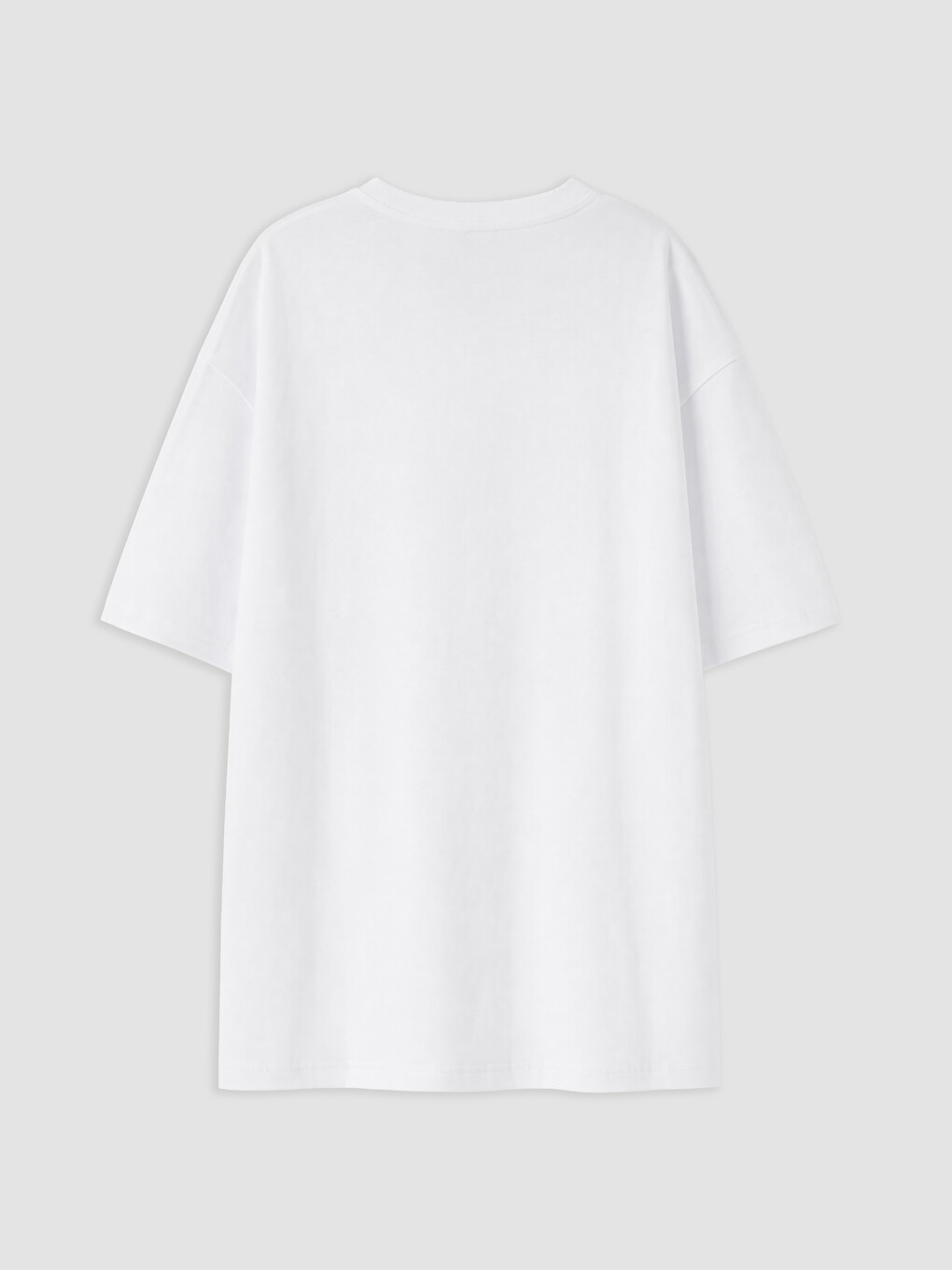 Crew Neck Printed Girls' T-shirt-1
