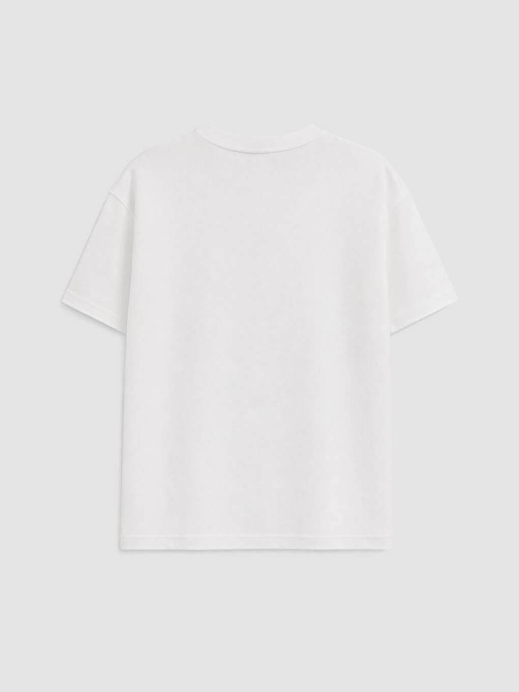 Crew Neck Printed Girls' T-shirt-1