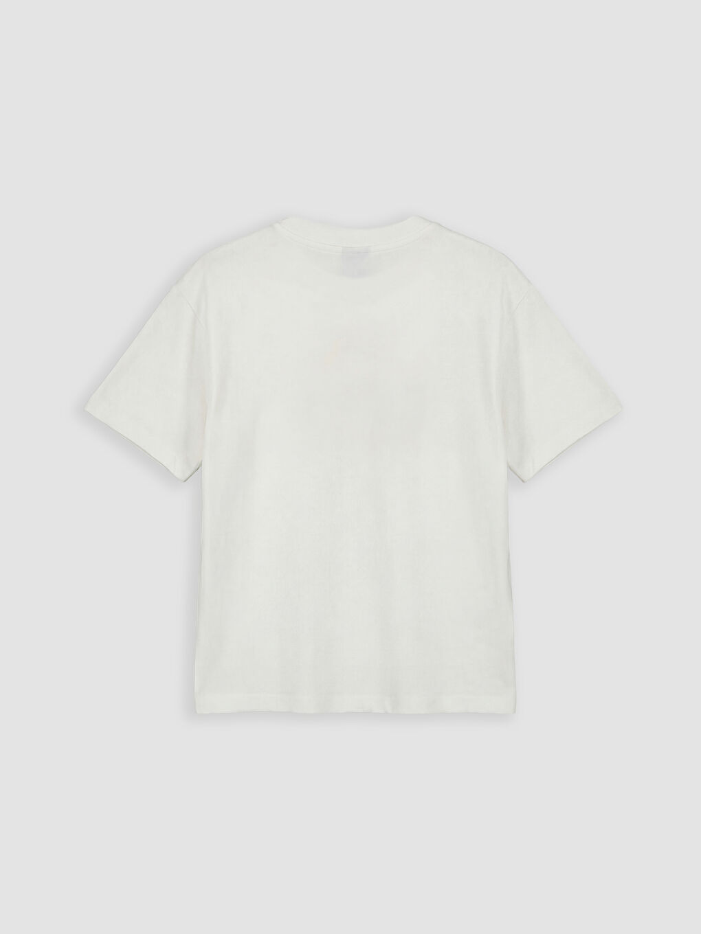 T-shirt à col rond imprimé pour fille-1
