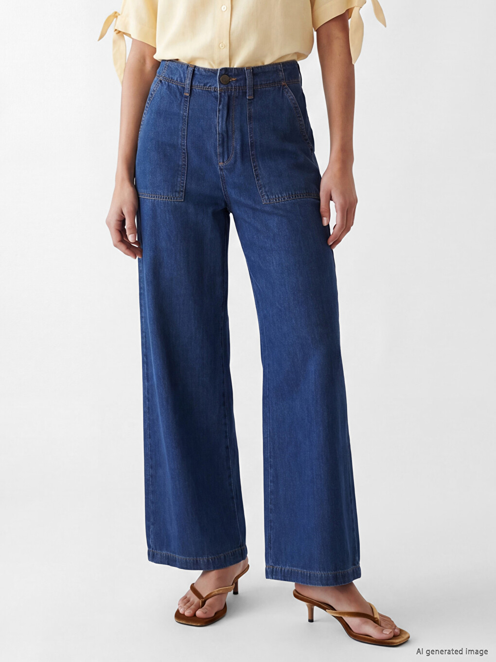 Woman Indigo Jeans-1