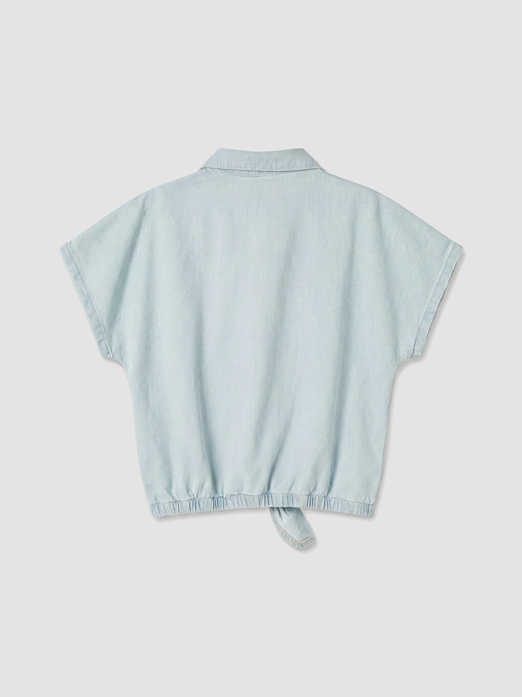 Rhinestone Embellished Girls' Jean Shirt-2