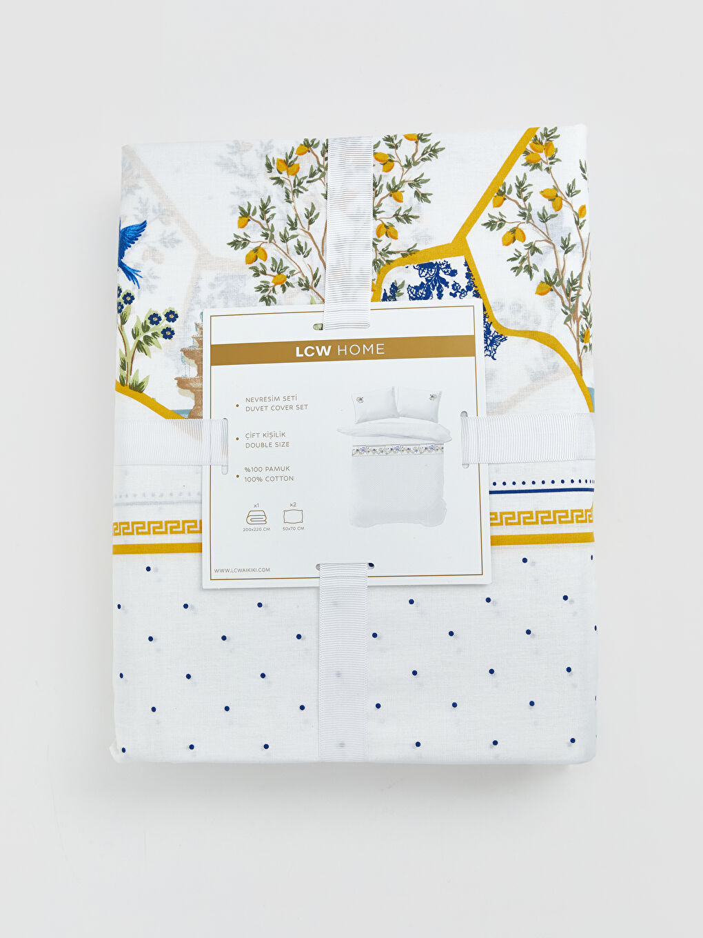 Karışık Desenli Çift Kişilik Nevresim Seti-1