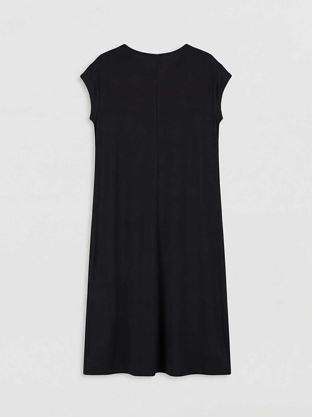 Crew Neck Lace Detailed Dress-5