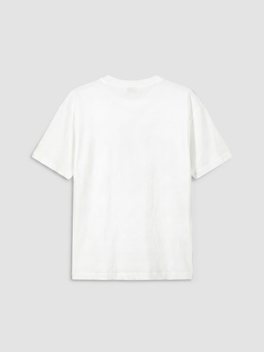 T-shirt à col rond imprimé pour fille-1
