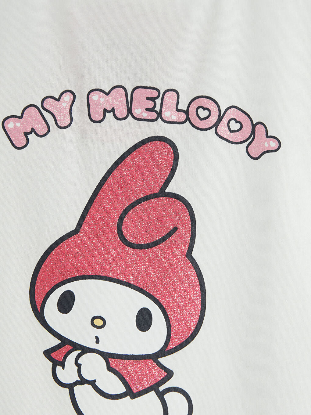 Ekru My Melody Baskılı Kız Çocuk Şortlu Takım-2
