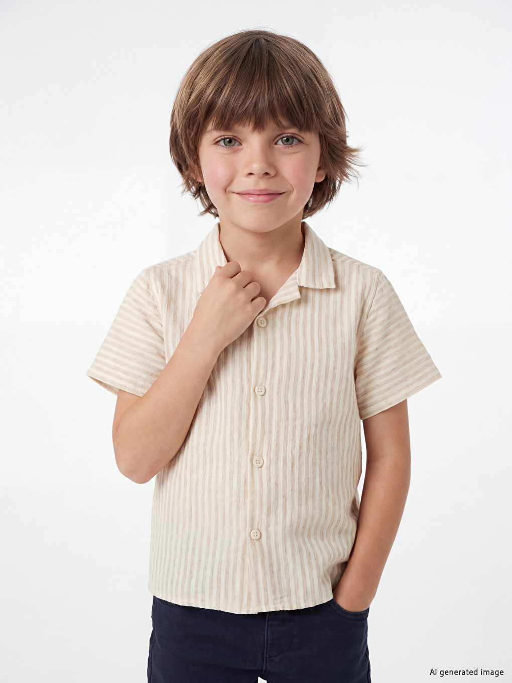 Striped Boys' Shirt