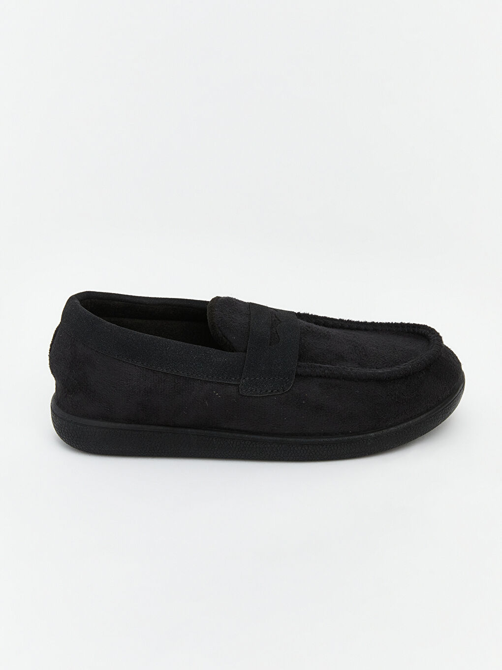 Siyah Süet Görünümlü Erkek Çocuk Loafer-1