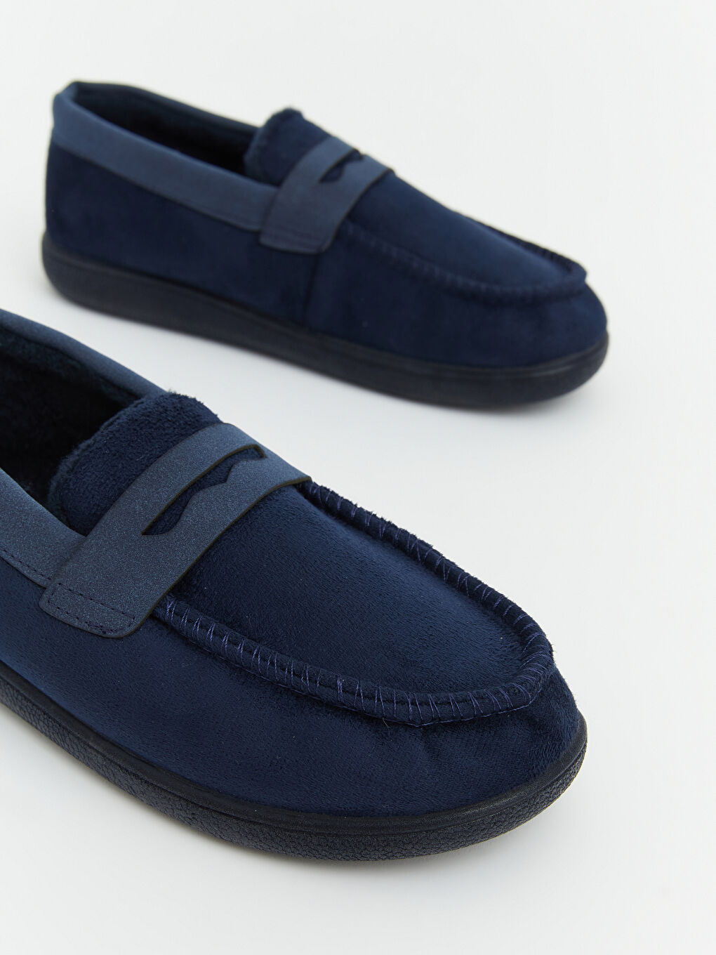 Lacivert Süet Görünümlü Erkek Çocuk Loafer-2