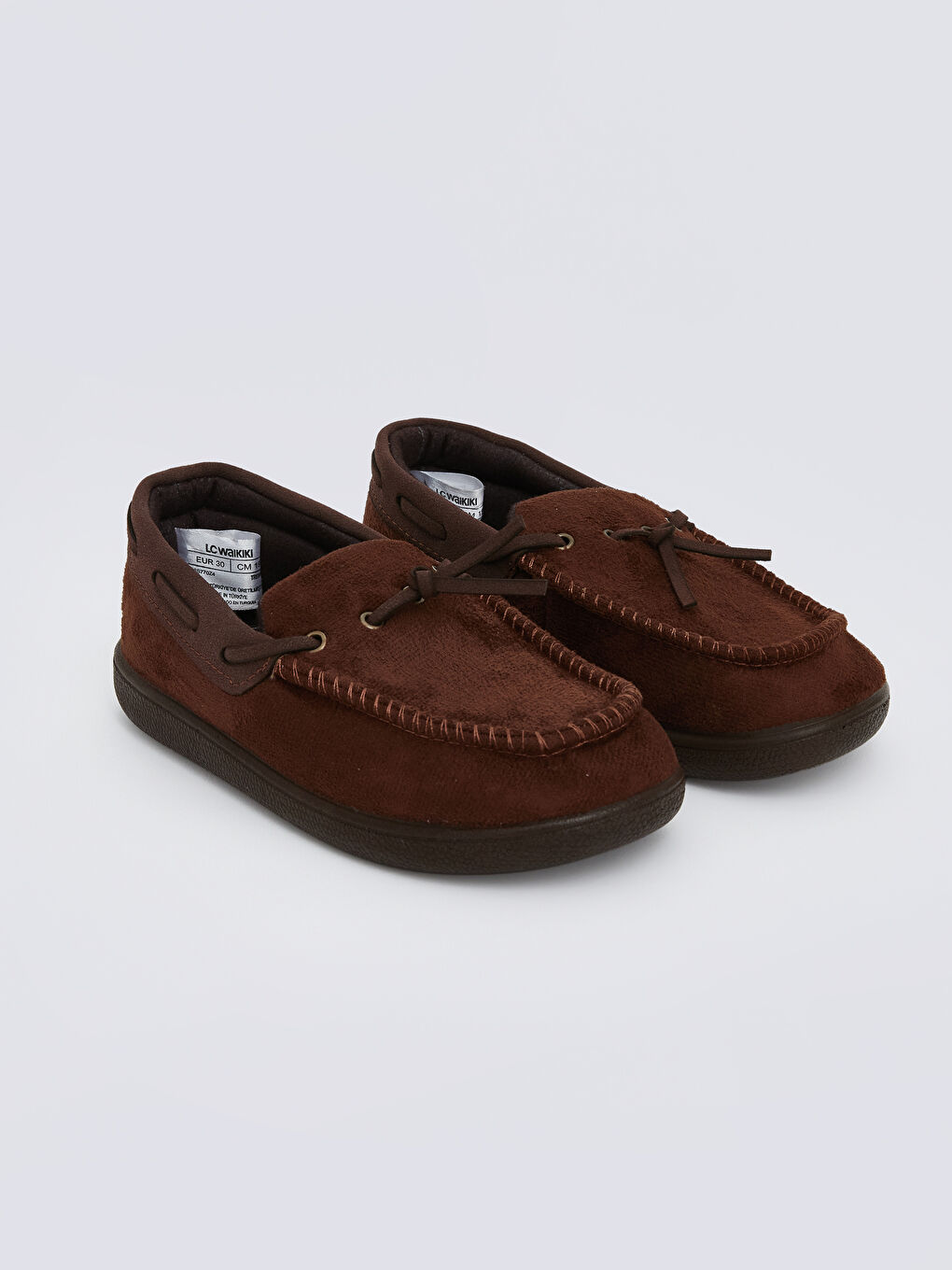 Kahverengi Süet Görünümlü Erkek Çocuk Loafer