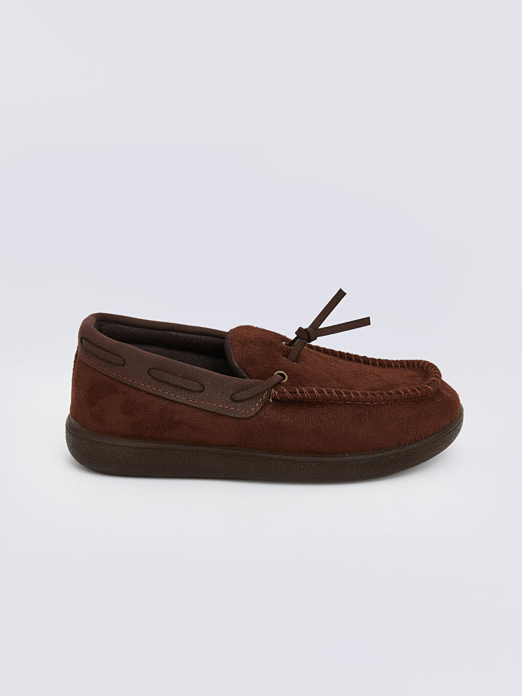 Kahverengi Süet Görünümlü Erkek Çocuk Loafer-1