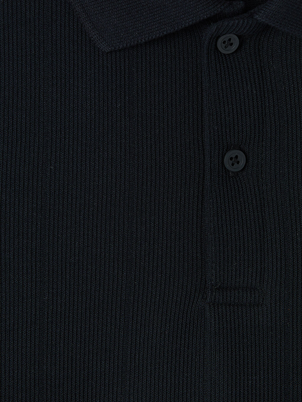 Siyah Polo Yaka Erkek Çocuk Tişört-2