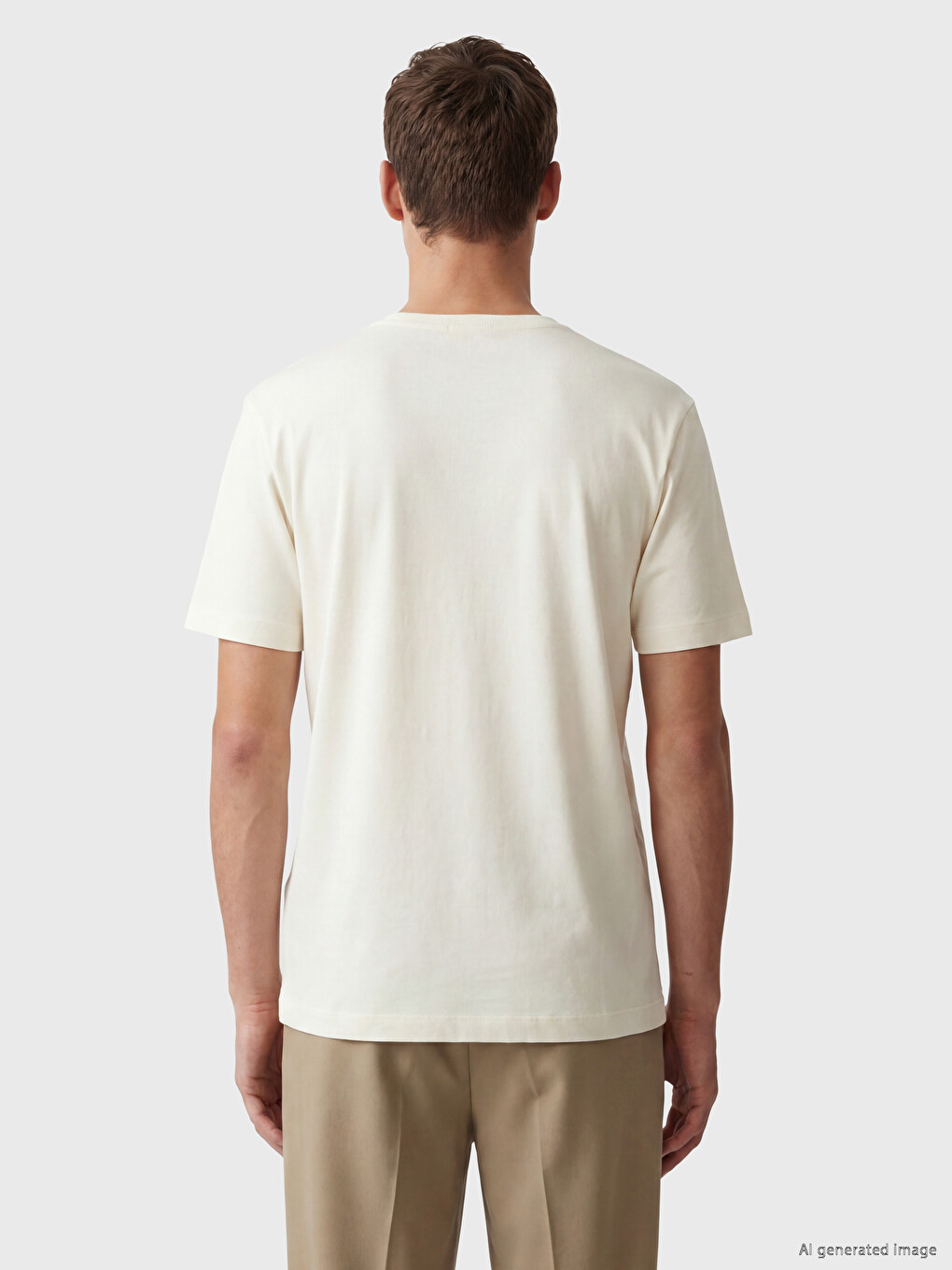 Henley Neck Men's Jersey T-shirt-4