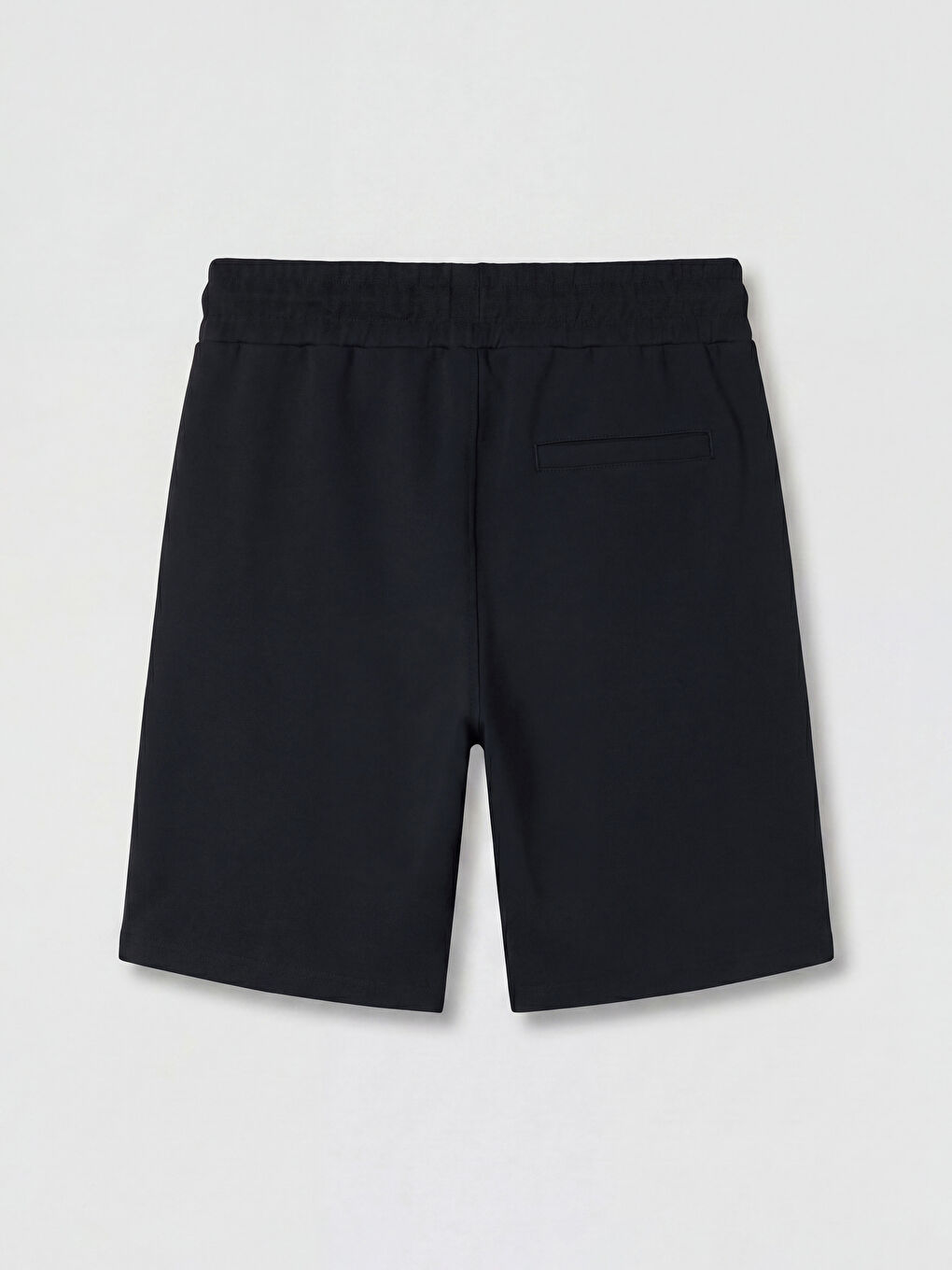 Siyah Regular Fit Soft Touch Erkek Şort-1