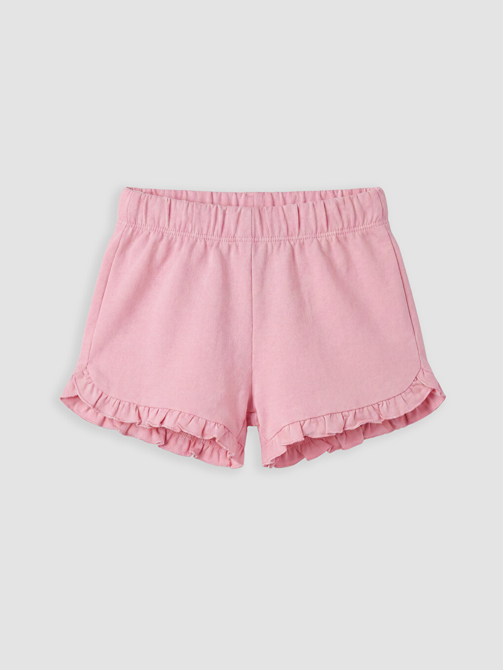 Set cu pantaloni scurți cu dungi și imprimeu cu inimioare pentru fetițe-4