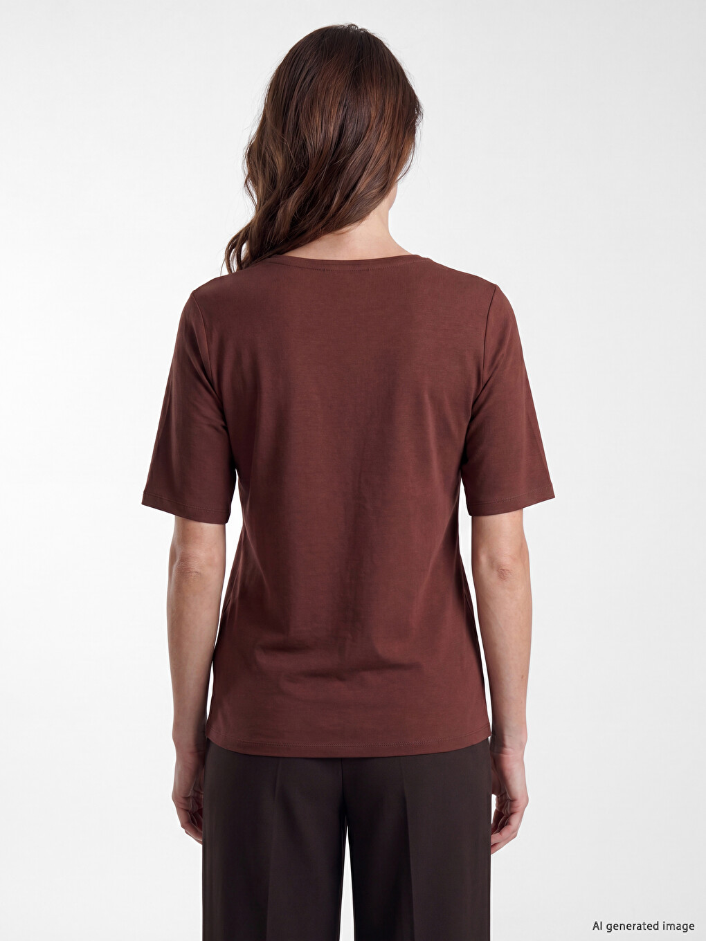 T-shirt me motive me jakë të rrumbullakët për gra-3