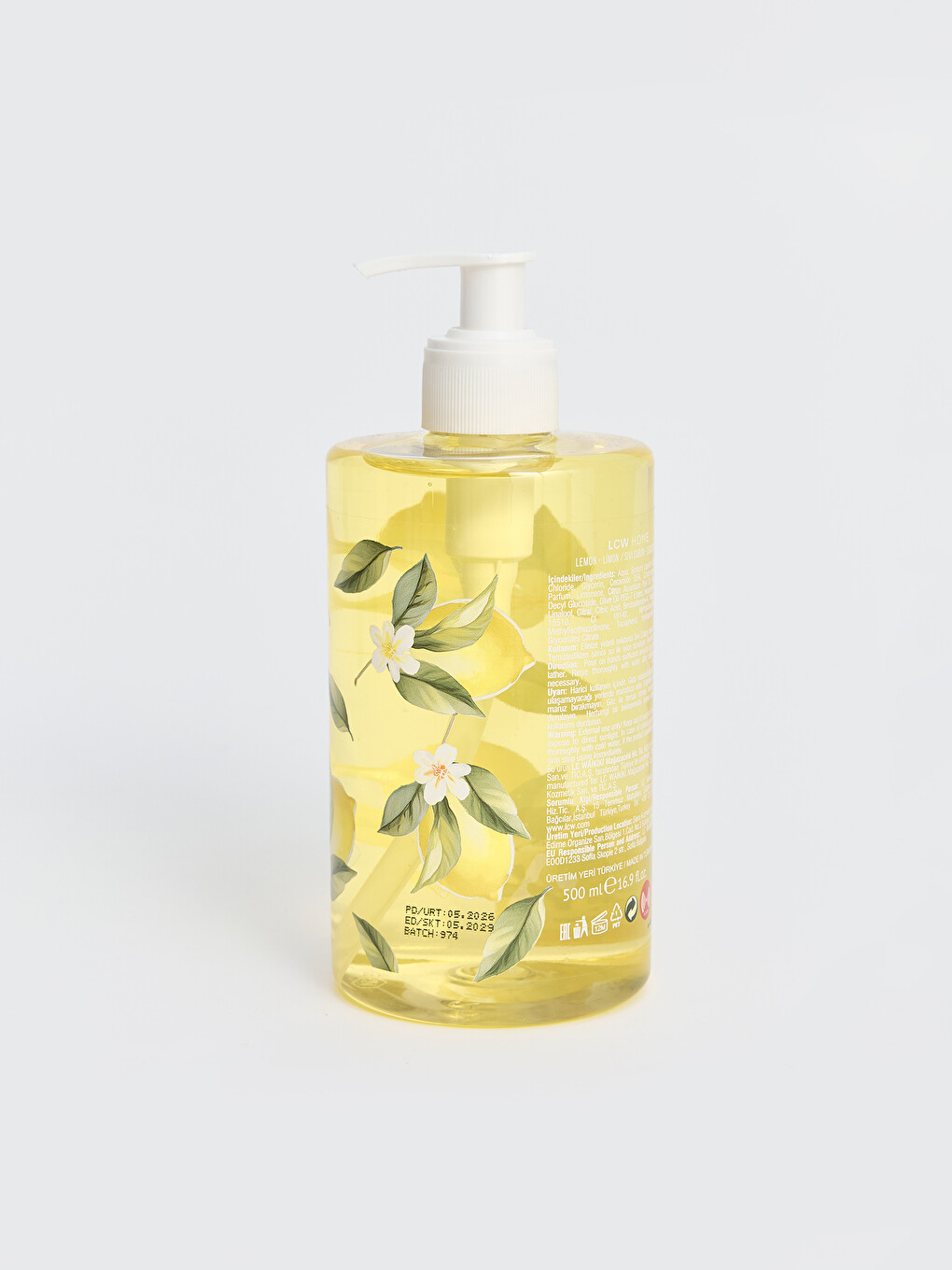 Limon Kokulu Sıvı Sabun 500 ml-1