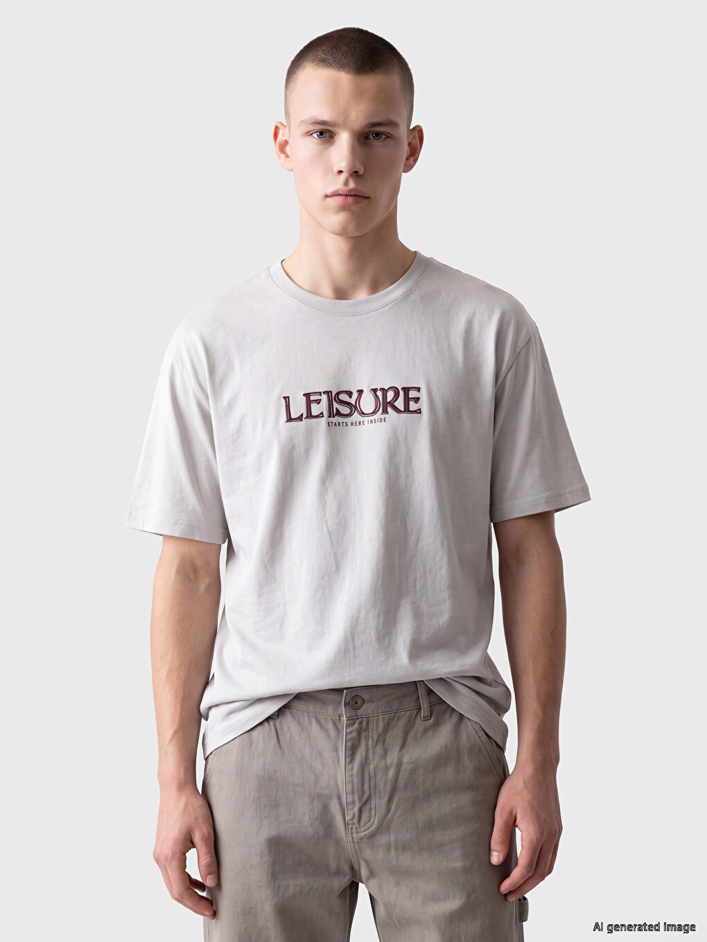 Crew Neck Printed Men's T-shirt