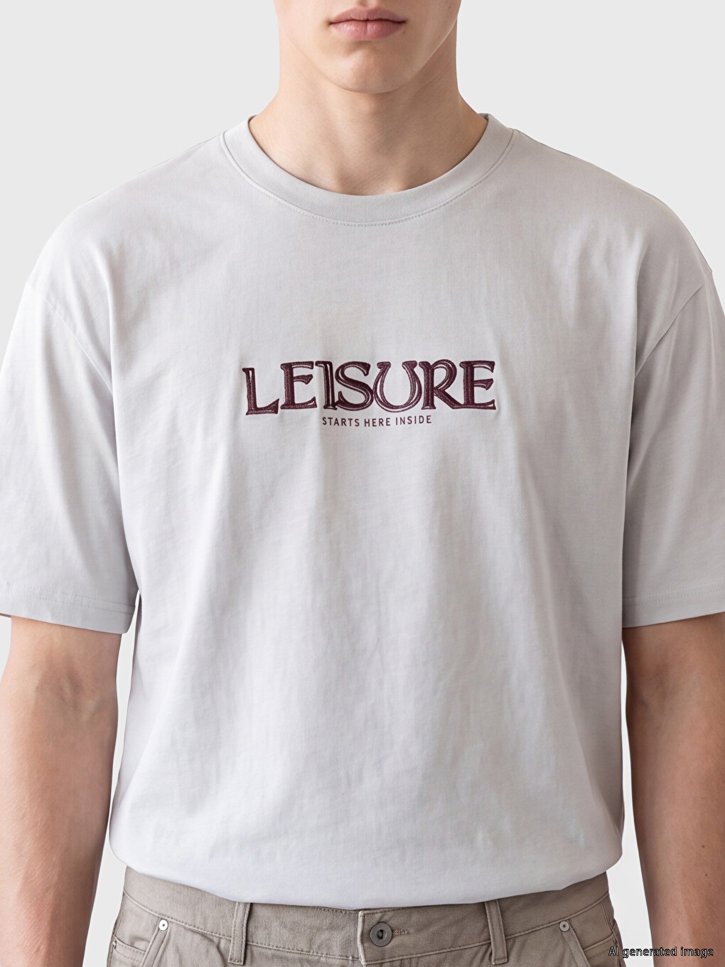 Crew Neck Printed Men's T-shirt-2