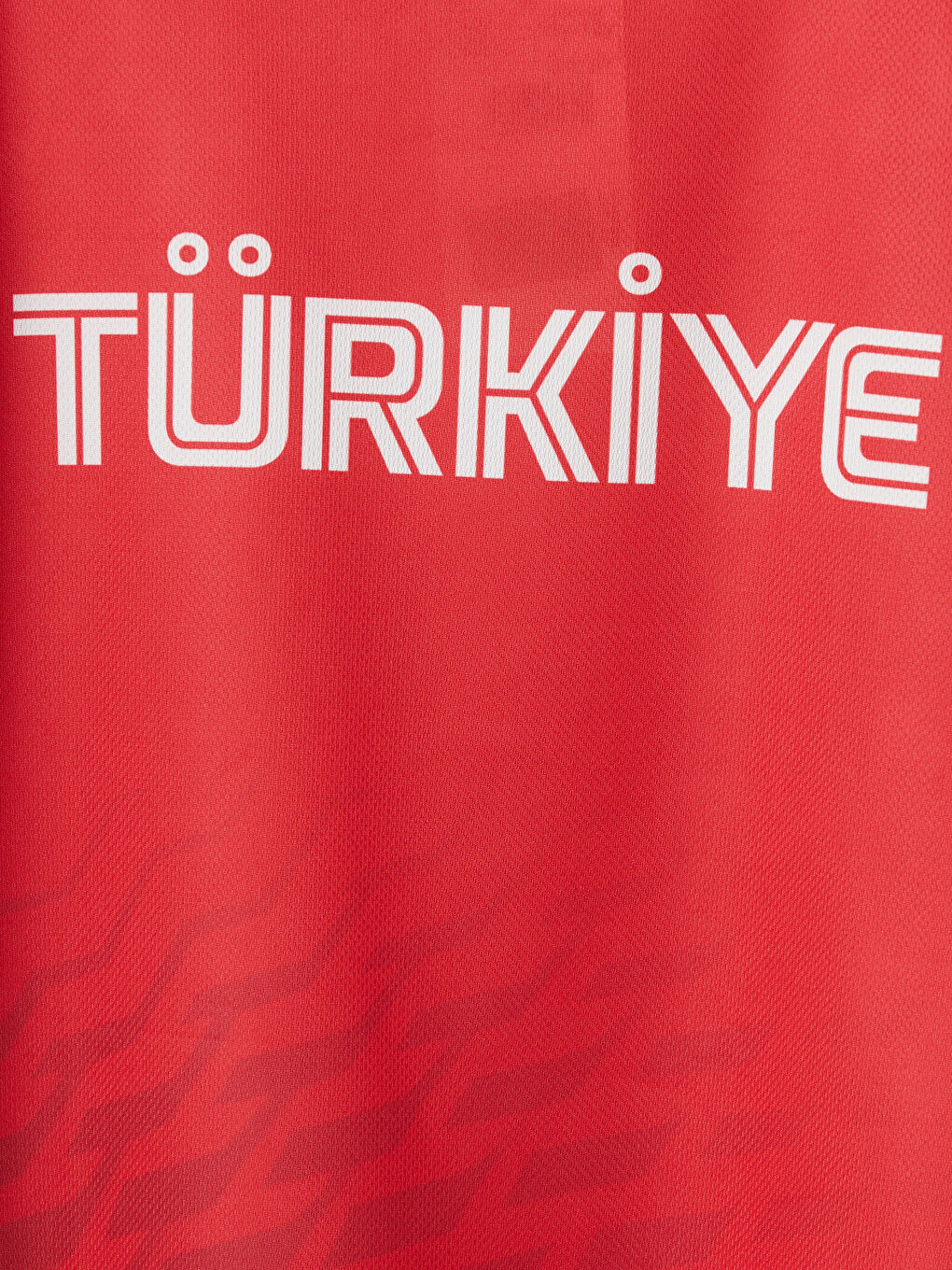 Kırmızı Bisiklet Yaka Türkiye Baskılı Erkek Çocuk Tişört-2