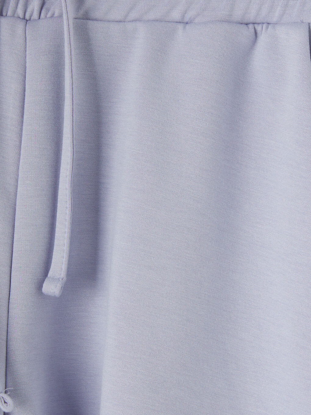 Lila Beli Lastikli Kadın Şort-2