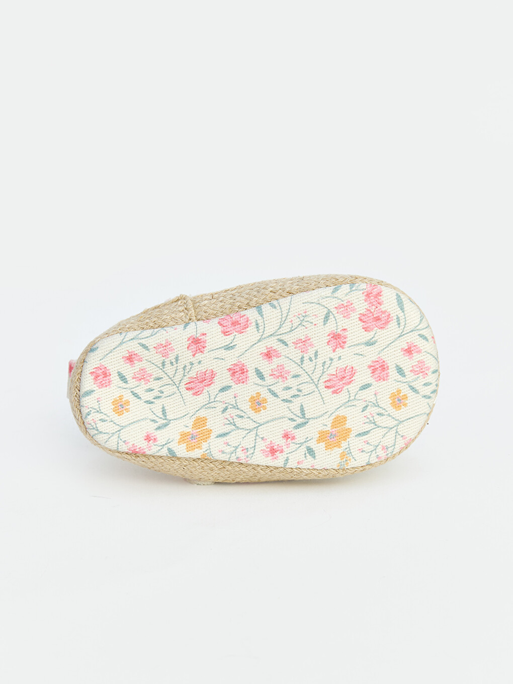 Floral Baby Girl Pram Shoes-1