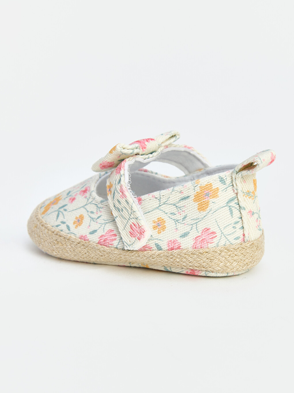 Floral Baby Girl Pram Shoes-2