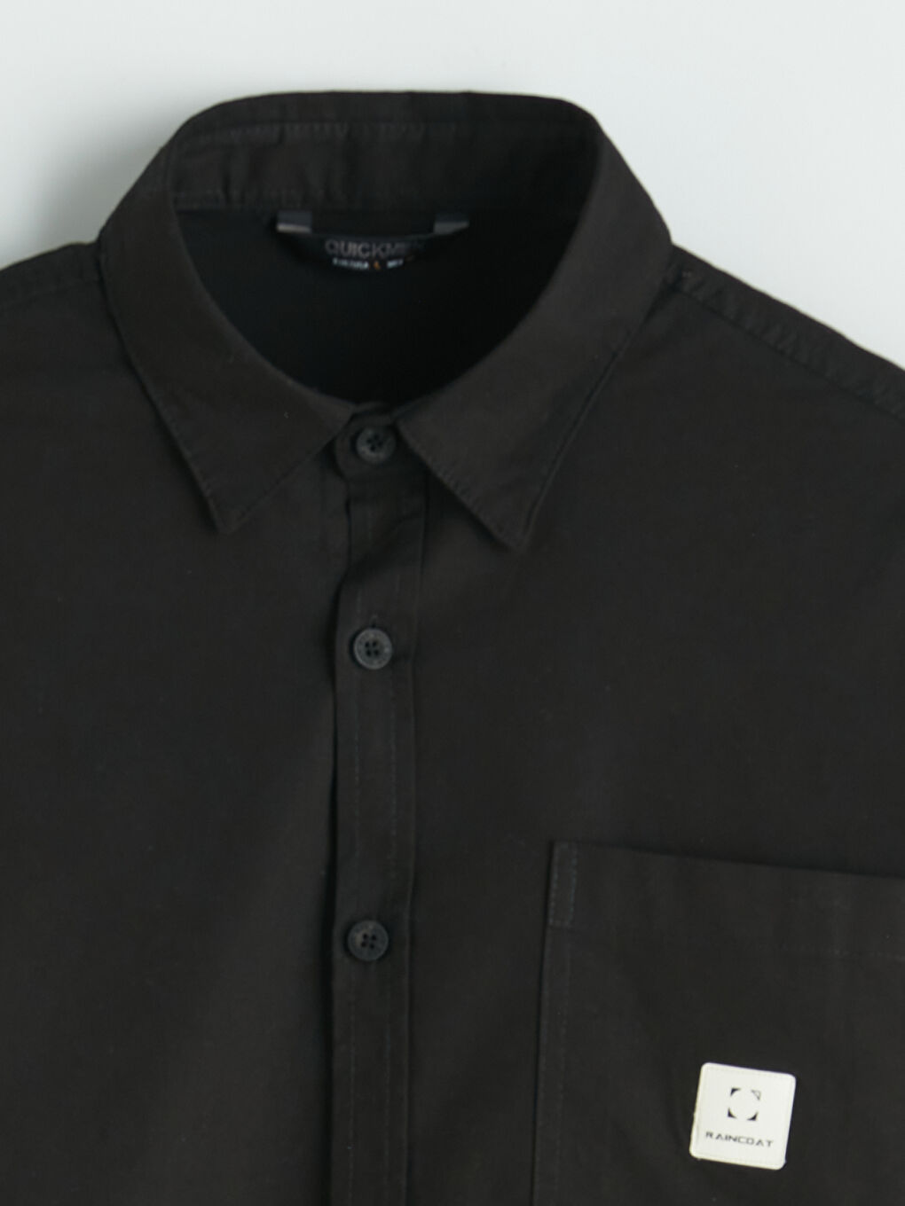 Siyah Regular Fit Erkek Gömlek-2