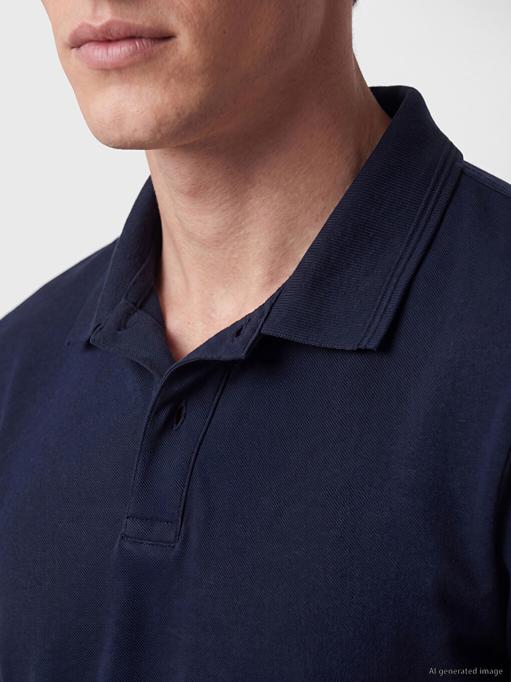 Polo Collar Men's T-shirt-2
