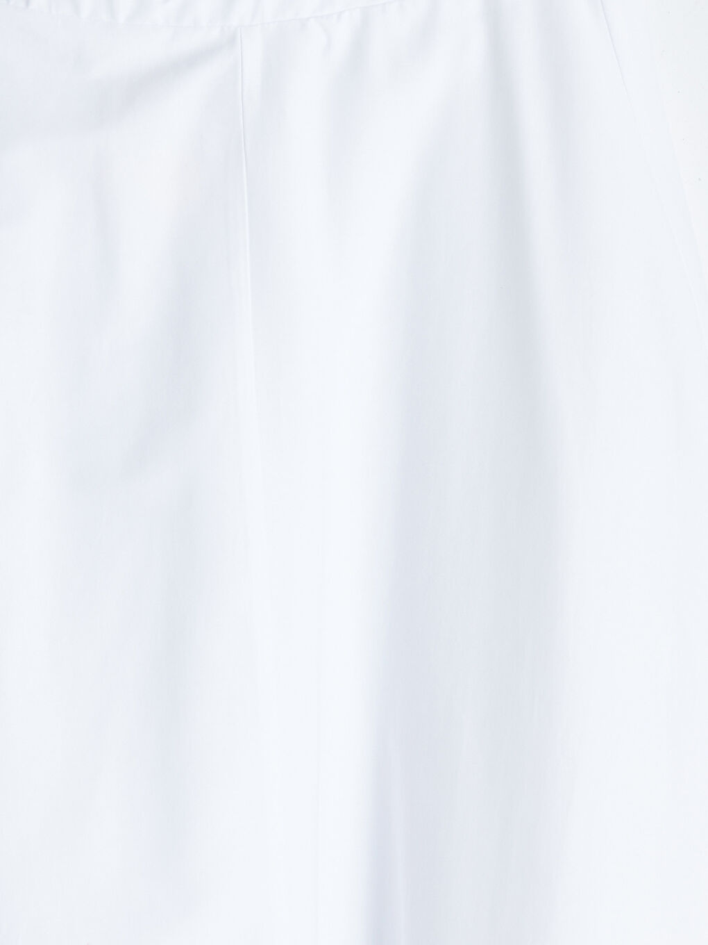 Beyaz Beli Lastikli A Kesim Etek-2