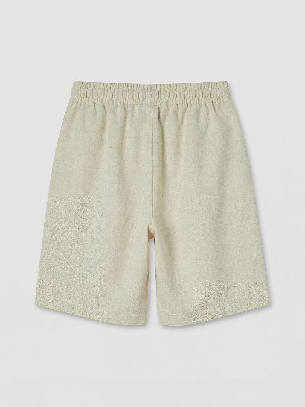 Ekru Erkek Çocuk Poplin Şort-1