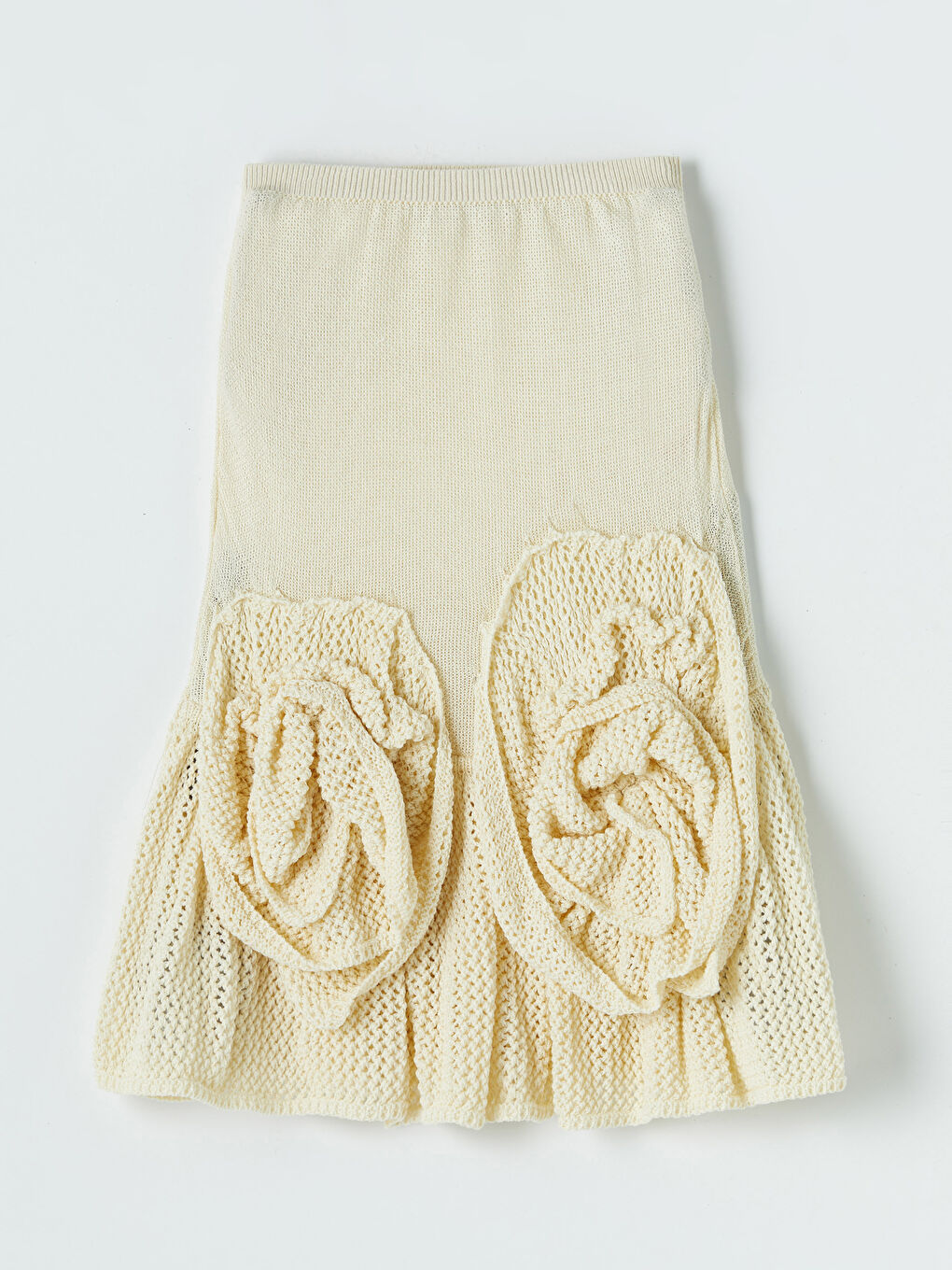 Bej Straplez Yaka Triko Bluz