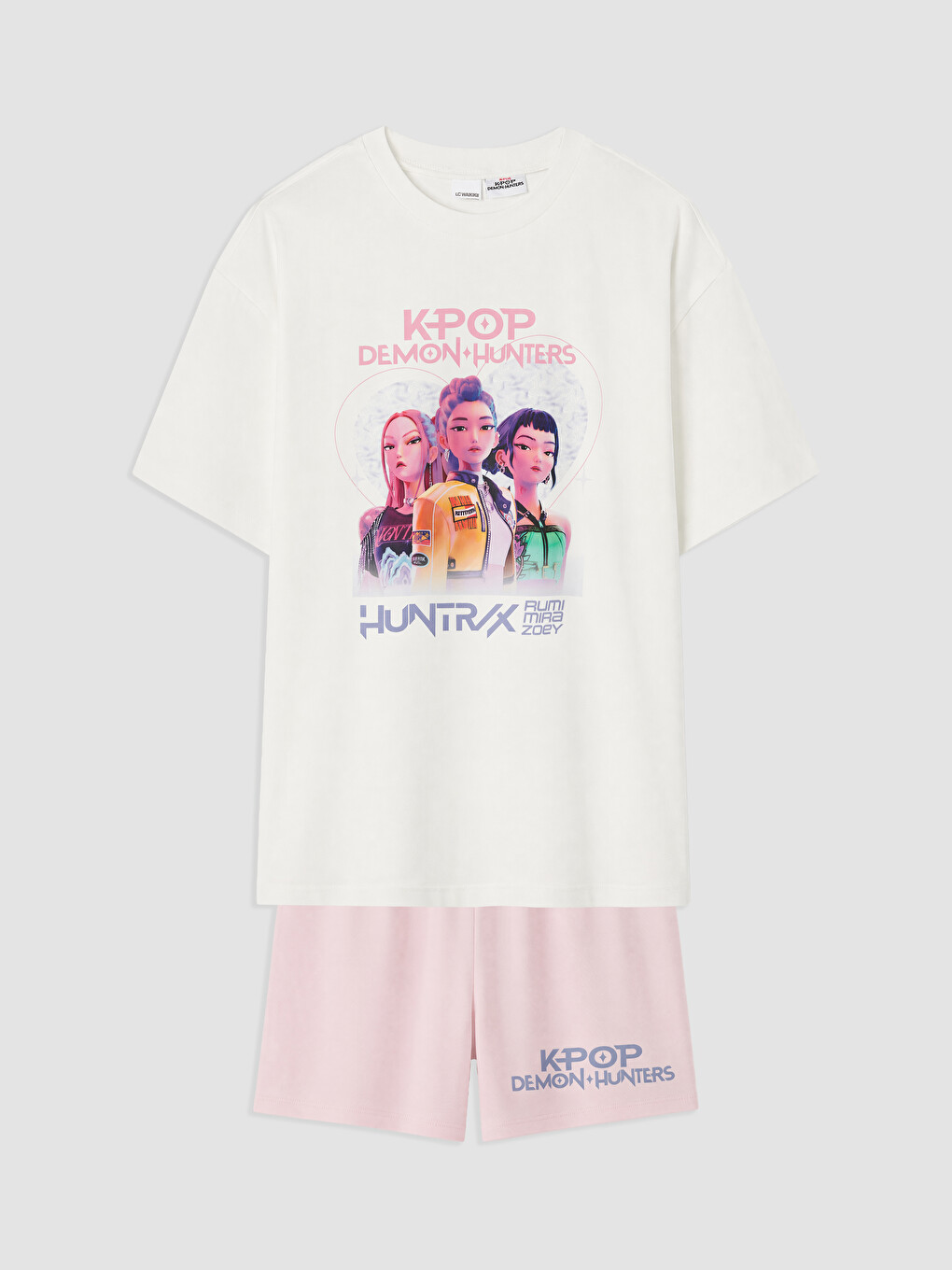 K-pop Demon Hunters Printed Girls' Shortie Pyjamas Set