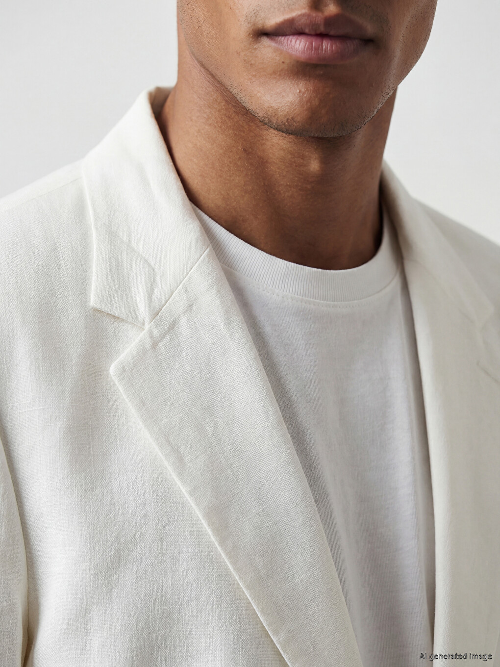 Regular Fit %100 Linen Men's Blazer Jacket-2