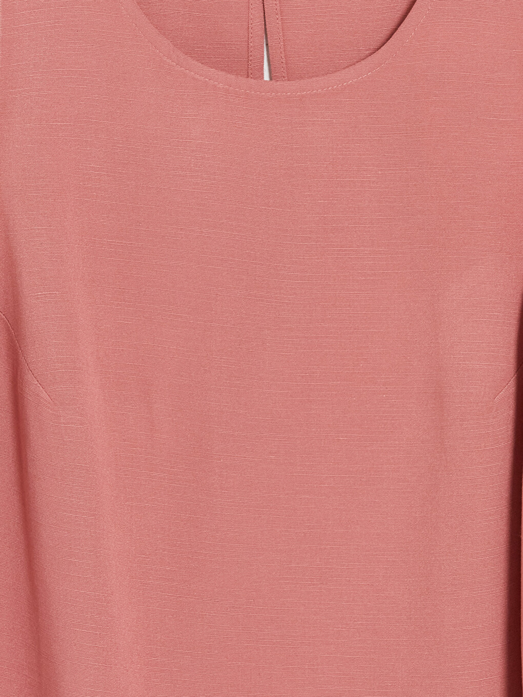 Crew Neck Linen Blend Blouse-7