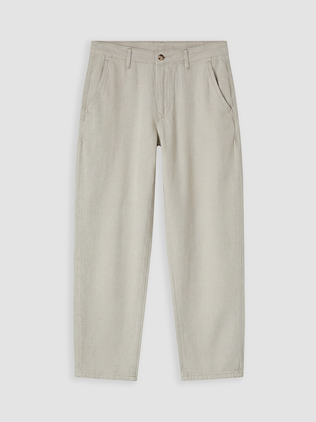 Gri Balloon Fit Kadın Jean Pantolon