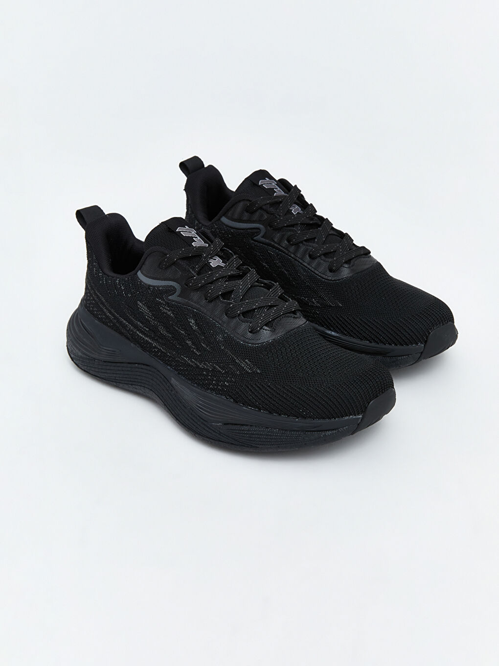 Siyah File Detaylı Erkek Spor Ayakkabı