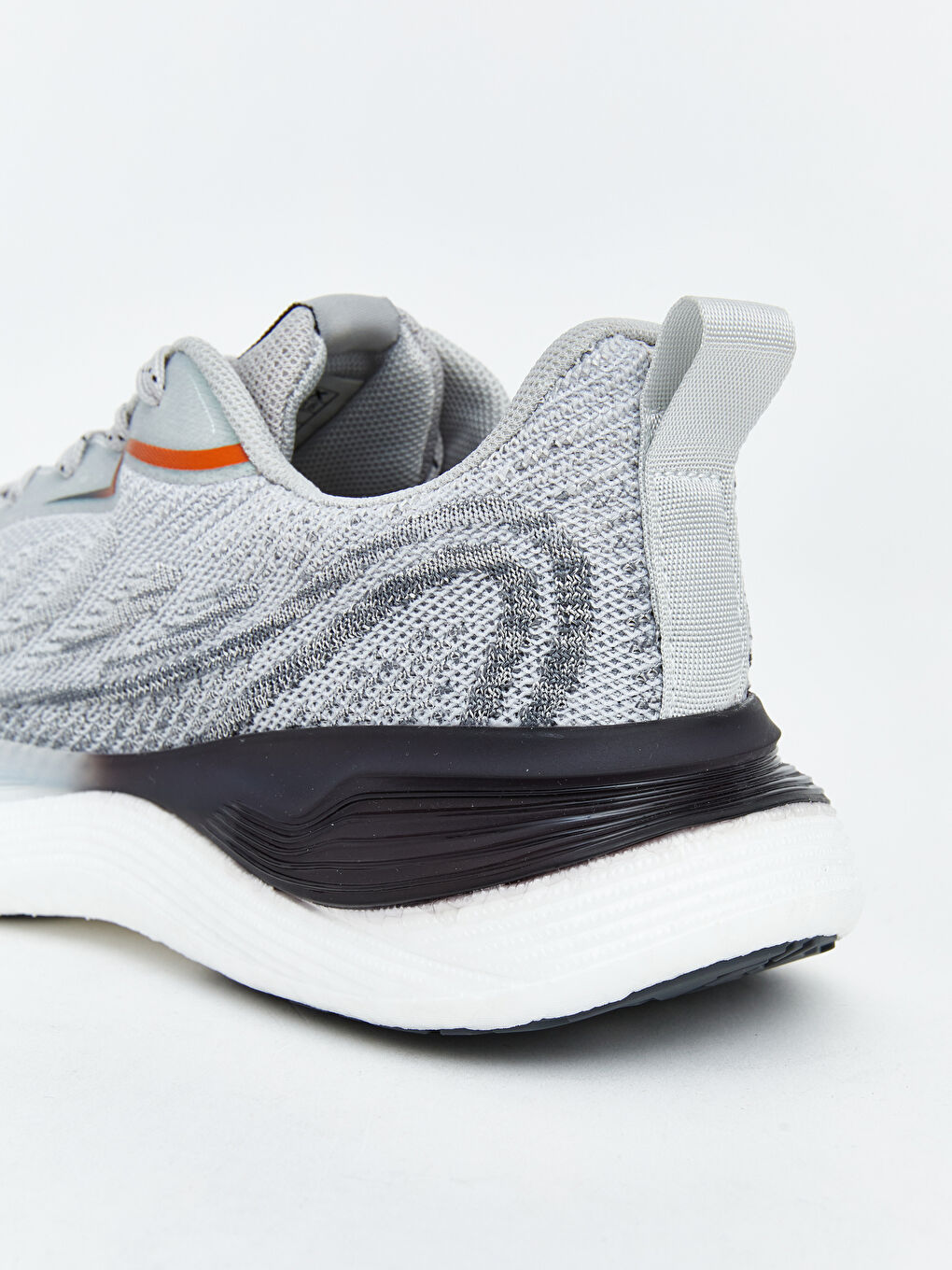 Gri File Detaylı Erkek Spor Ayakkabı-4