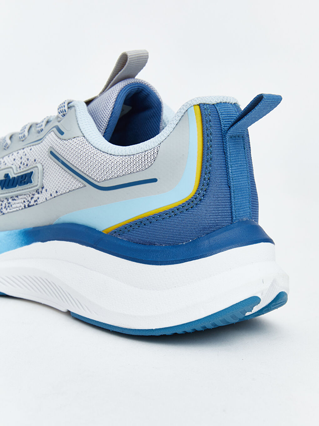 Gri File Detaylı Erkek Spor Ayakkabı-4