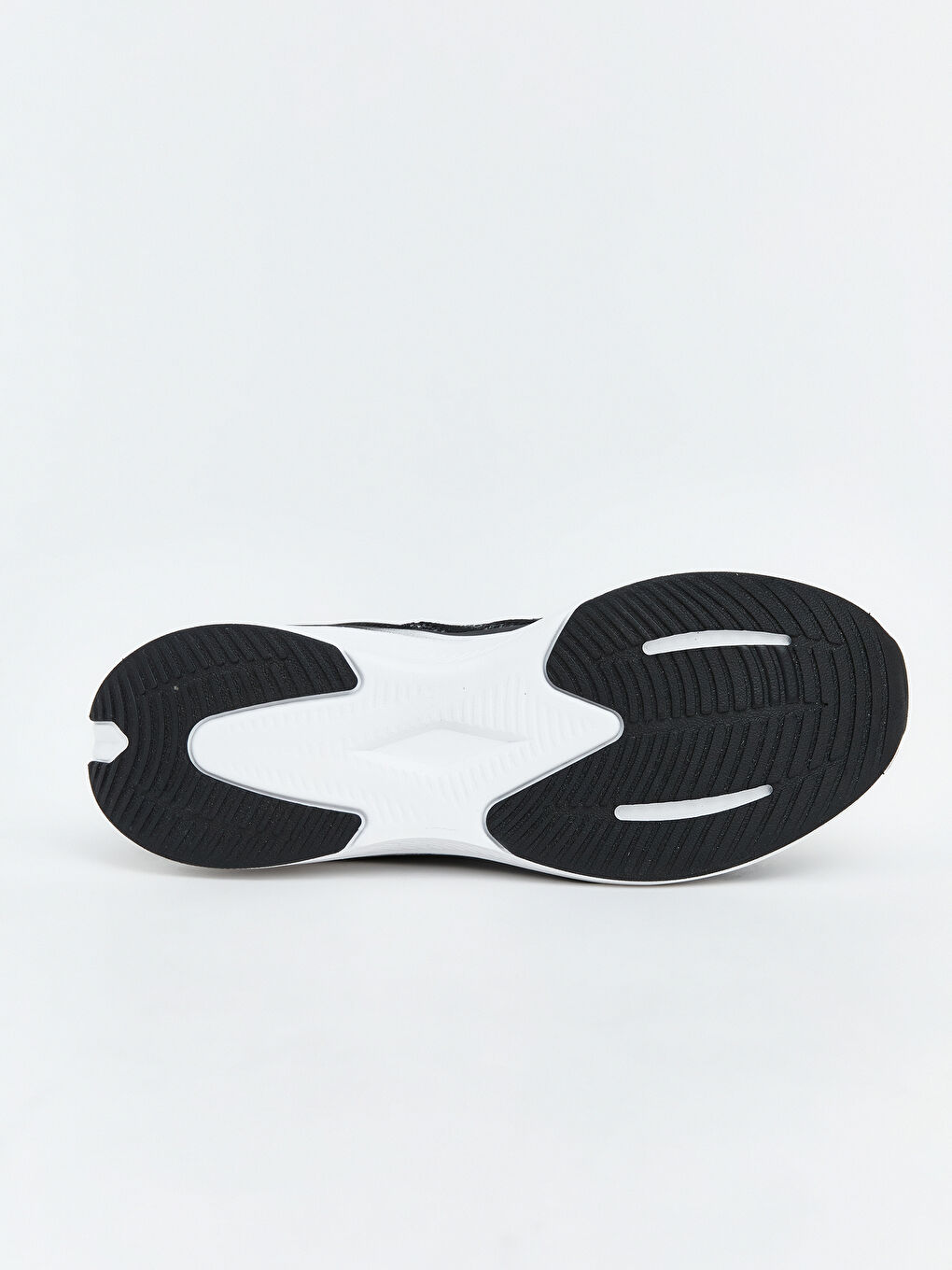 Siyah File Detaylı Erkek Spor Ayakkabı-3