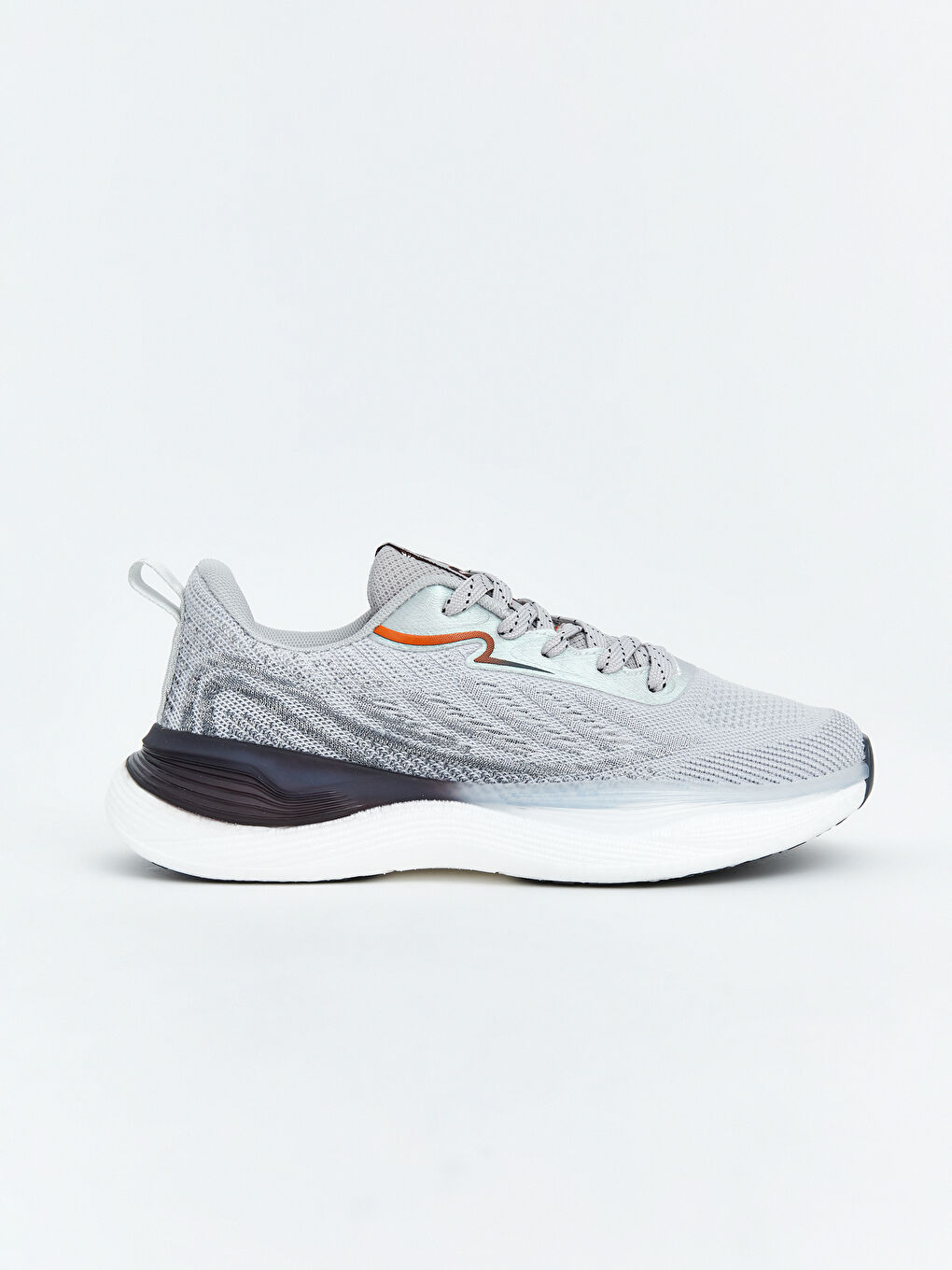 Gri Fileli Kadın Spor Ayakkabı-1