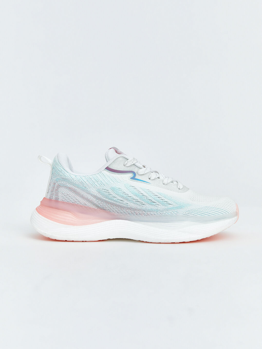 Beyaz Fileli Kadın Spor Ayakkabı-1