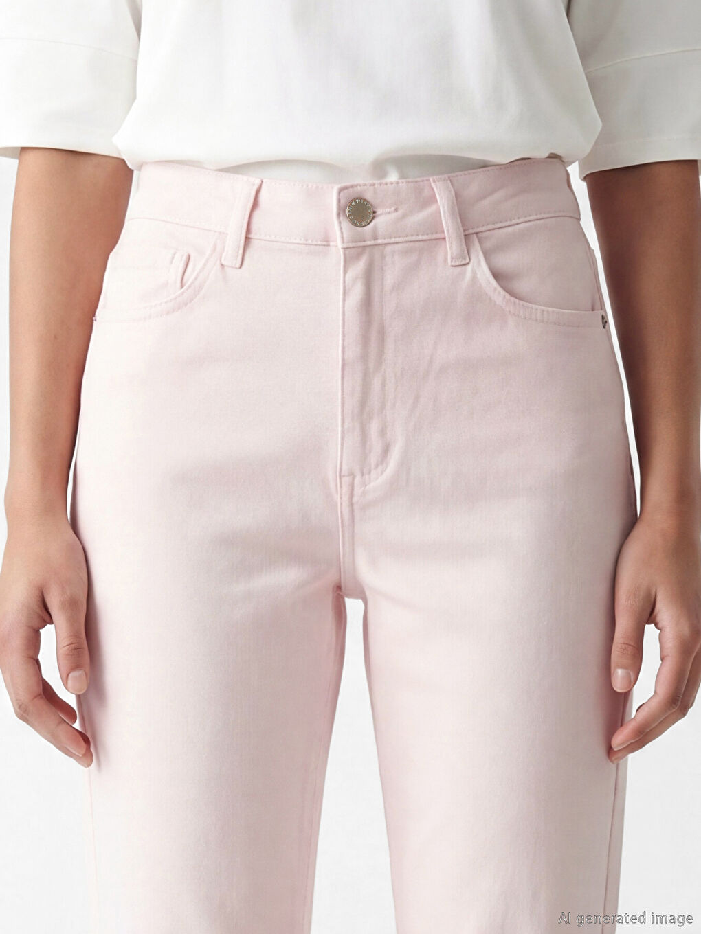 қысқартылған клеш әйелдер джинсы шалбары-2