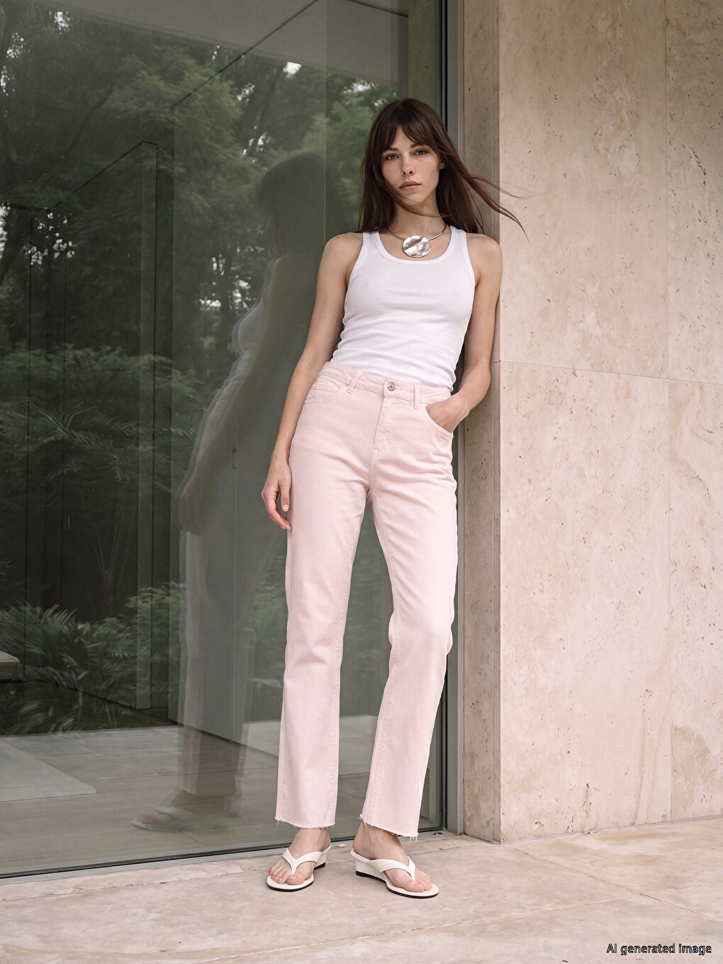 Crop Flare Women's Jeans-3