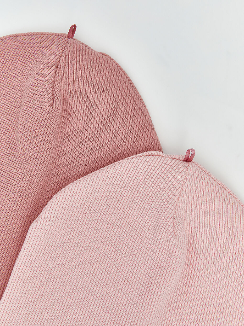 Pembe Basic Kız Bebek Bere 2'li-3